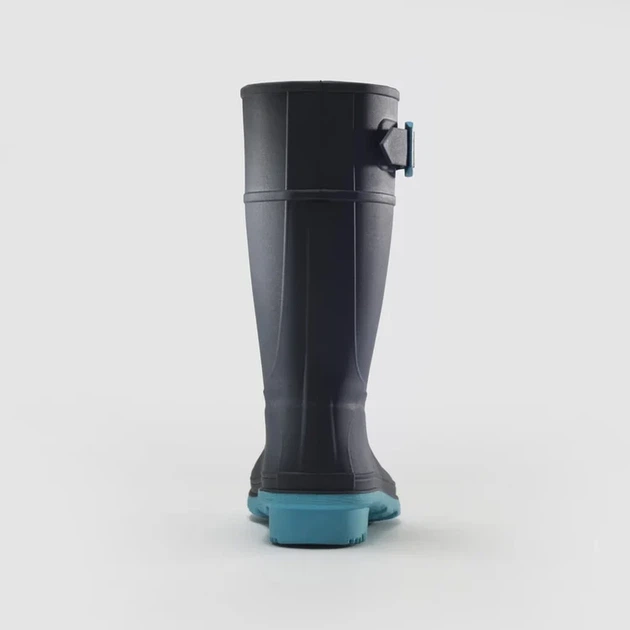 Дитячі водонепроникні гумові чоботи Kamik Raindrops (Navy/Teal) розмір 38.5 - зображення 6
