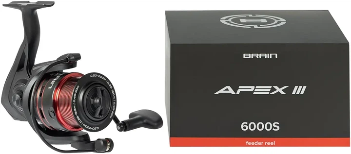 Катушка Brain Apex III Feeder 6000S 5+1BB 4.9:1 - Фото 4 Катушка Brain Apex III Feeder 6000S 5+1BB 4.9:1 - изображение 4