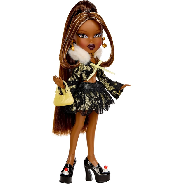 Игровой набор с куклой Bratz Stylin Birthday Саша 28 см с футболкой для девочки 596042 - Фото 3 Игровой набор с куклой Bratz Stylin Birthday Саша 28 см с футболкой для девочки 596042 - изображение 3