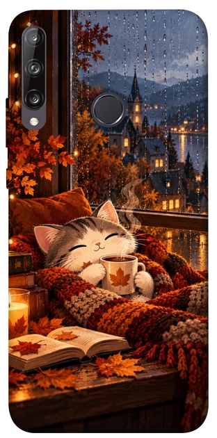 Чехол для Huawei P40 Lite E с принтом Осінній настрій - Фото 1 Чехол для Huawei P40 Lite E с принтом Осінній настрій - изображение 1