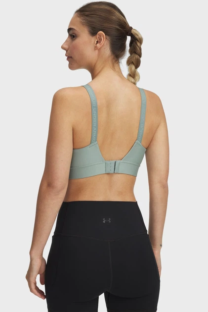Спортивний топ жіночий Under Armour Ua Infinity Mid 2.0 Bra L-D/DD Чорний 1384123-348 - зображення 2