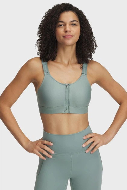 Спортивный топ женский Under Armour Ua Infinity High Zip 2.0 Bra L 1384118-348 - Фото 3 Спортивный топ женский Under Armour Ua Infinity High Zip 2.0 Bra L 1384118-348 - изображение 3