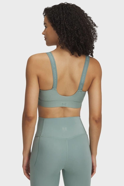 Спортивный топ женский Under Armour Ua Infinity High Zip 2.0 Bra L 1384118-348 - Фото 4 Спортивный топ женский Under Armour Ua Infinity High Zip 2.0 Bra L 1384118-348 - изображение 4