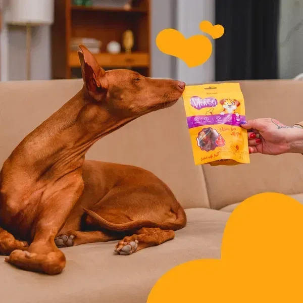 Жевательные лакомства для собак и щенков Mavsy Calcium Bone with Duck — утиные ножки с кальцием, 54,8% мяса утки, для дрессировки, 100 г - изображение 5