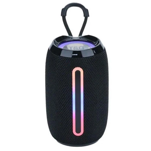 Портативная беспроводная Bluetooth-колонка T&G TG653 5 Вт с FM-радио, AUX, USB, RGB-подсветкой и микрофоном Black (1200 mAh) - Фото 1 Портативная беспроводная Bluetooth-колонка T&G TG653 5 Вт с FM-радио, AUX, USB, RGB-подсветкой и микрофоном Black (1200 mAh) - изображение 1