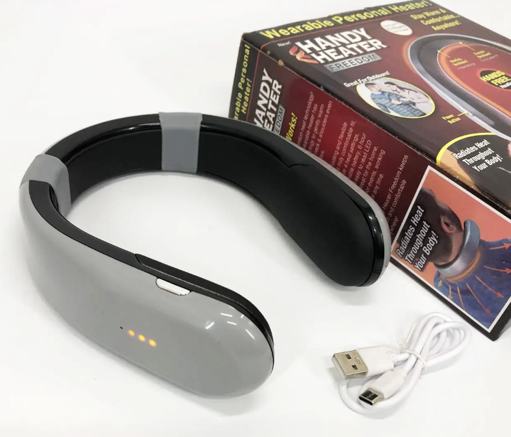 Беспроводной обогреватель Handy Heater для шеи, 4 режима, USB, 3–6 часов работы Портативный аккумуляторный нагреватель с механическим управлением, 24 × 19 × 6 см - Фото 9 Беспроводной обогреватель Handy Heater для шеи, 4 режима, USB, 3–6 часов работы Портативный аккумуляторный нагреватель с механическим управлением, 24 × 19 × 6 см - изображение 9
