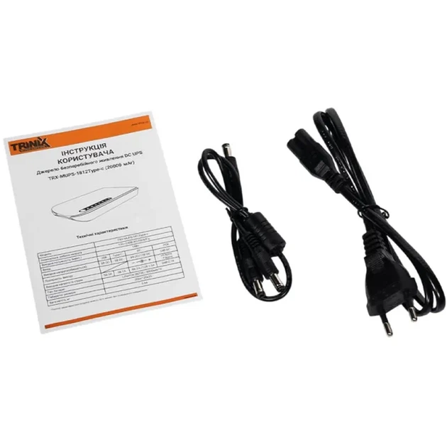 ИБП Mini UPS TriniX TRX-MUPS-1812 20000mAh 5V/9V/12V/48V/PoE, LiFePO4 4*5Ah - Фото 8 ИБП Mini UPS TriniX TRX-MUPS-1812 20000mAh 5V/9V/12V/48V/PoE, LiFePO4 4*5Ah - изображение 8