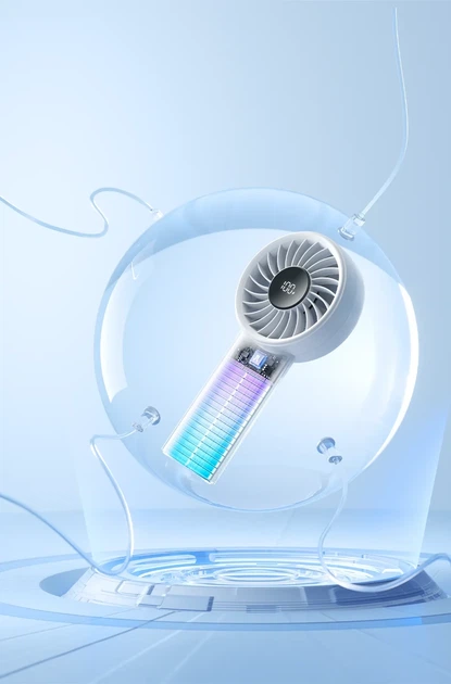 Портативний вентилятор JisuLife Handheld Fan 4, ручний акумуляторний міні вентилятор - изображение 3