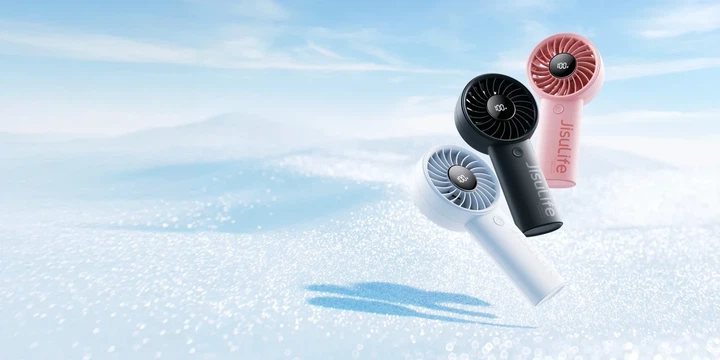 Портативний вентилятор JisuLife Handheld Fan 4, ручний акумуляторний міні вентилятор - изображение 5