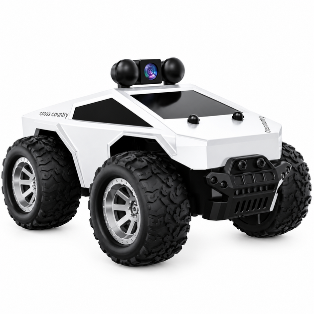 RC Pickup Truck KFPLAN KF29 1:28 с камерой и видеотрансляцией (белый, 2.4 GHz) - изображение 9