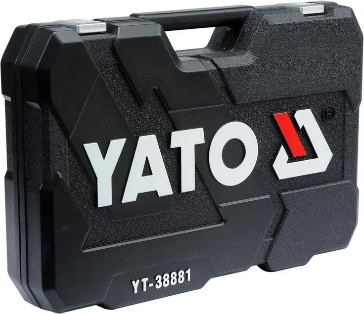 Набор автомобильных инструментов YATO с ключами 1/2", 3/8", 1/4" 129 предметов (YT-38881) - Фото 3 Набор автомобильных инструментов YATO с ключами 1/2", 3/8", 1/4" 129 предметов (YT-38881) - изображение 3