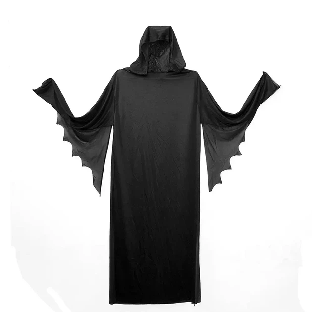 Карнавальный костюм на Хэллоуин «Призрак» (Крик) мантия с маской, Хорор костюм для взрослых и подростков - Фото 4 Карнавальный костюм на Хэллоуин «Призрак» (Крик) мантия с маской, Хорор костюм для взрослых и подростков - изображение 4