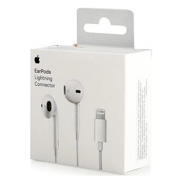 Наушники для Apple iPhone EarPods with Mic Lightning (MWTY3ZM/A) - Фото 1 Наушники для Apple iPhone EarPods with Mic Lightning (MWTY3ZM/A) - изображение 1