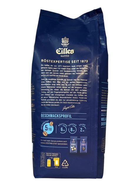 Кава Eilles Kaffee Crema в зернах 1 кг (111) - Фото 3 Кава Eilles Kaffee Crema в зернах 1 кг (111) - изображение 3