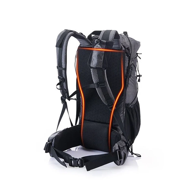 Рюкзак туристичний Naturehike Rock NH19BP095 60+5 л графіт у клітинку - зображення 3