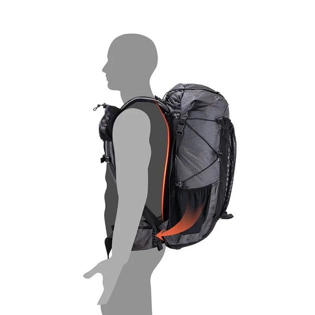 Рюкзак туристичний Naturehike Rock NH19BP095 60+5 л графіт у клітинку - зображення 5