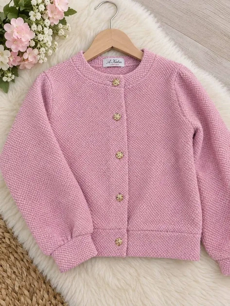 Кардиган Cozy Alpaca Kiddo розовый 146 см - Фото 3 Кардиган Cozy Alpaca Kiddo розовый 146 см - изображение 3