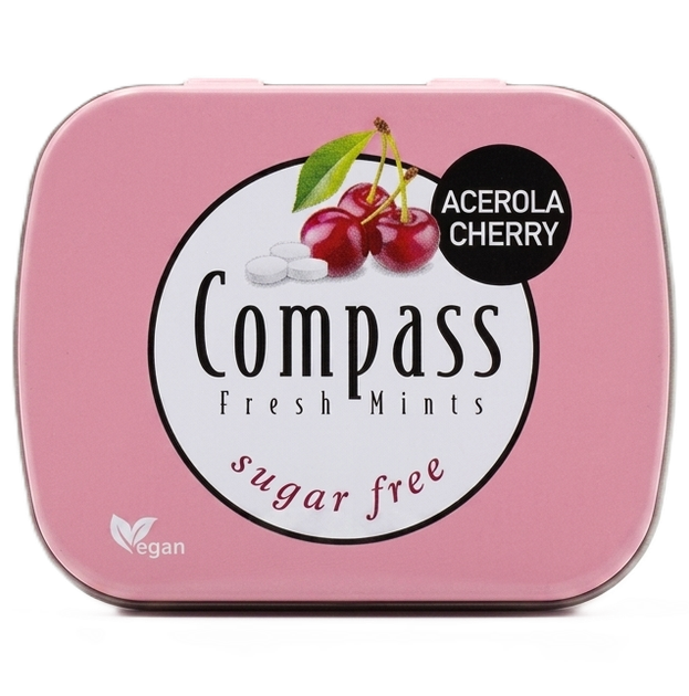 Льодяники Compass Вишня 14 г - Фото 1 Льодяники Compass Вишня 14 г - изображение 1