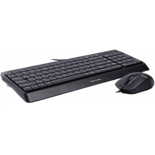 Клавіатура USB A4Tech F1512 black + миша UA - Фото 3 Клавіатура USB A4Tech F1512 black + миша UA - зображення 3