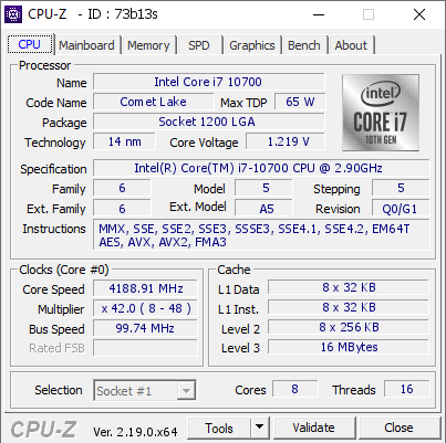 Процесор Intel Core i7-10700 8 ядер 16 потоків LGA1200 до 4.8 ГГц 65 Вт Б/В - Фото 3 Процесор Intel Core i7-10700 8 ядер 16 потоків LGA1200 до 4.8 ГГц 65 Вт Б/В - зображення 3