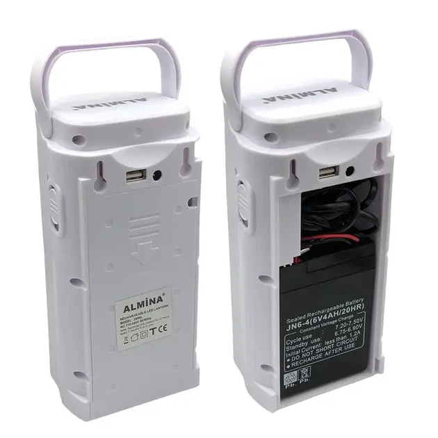 Фонарь светодиодный переносной Almina на аккумуляторе 3000 mAh до 80 часов работы + функция повер банка (COPY) - Фото 2 Фонарь светодиодный переносной Almina на аккумуляторе 3000 mAh до 80 часов работы + функция повер банка (COPY) - изображение 2