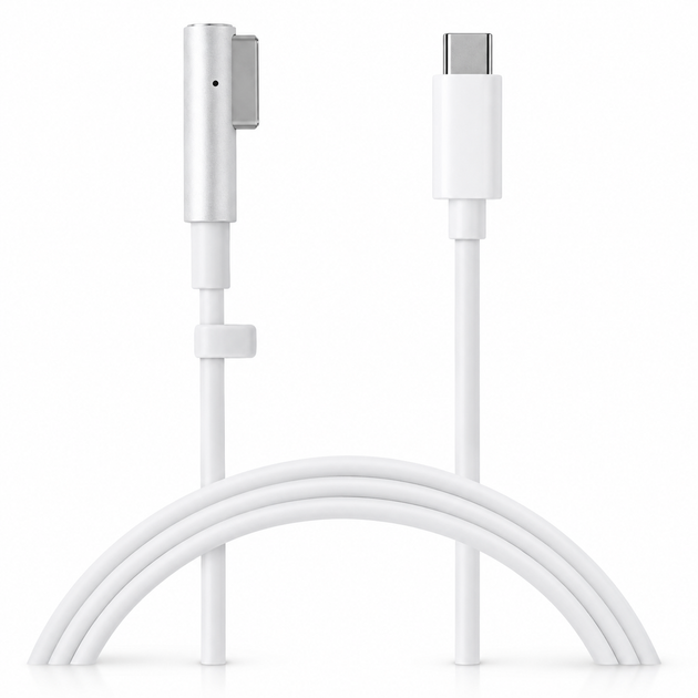Кабель живлення Type-C / USB-C на MagSafe 1 для Apple MacBook Pro / Air (100W, 180 см) A1278 A1370 A1369 77580 - Фото 3 Кабель живлення Type-C / USB-C на MagSafe 1 для Apple MacBook Pro / Air (100W, 180 см) A1278 A1370 A1369 77580 - изображение 3