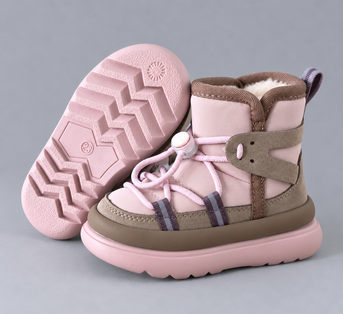Уггі-луноходи для дівчаток Bessky Рожевий 26 (16,8 см) Код: BM5431 pink - Фото 3 Уггі-луноходи для дівчаток Bessky Рожевий 26 (16,8 см) Код: BM5431 pink - зображення 3