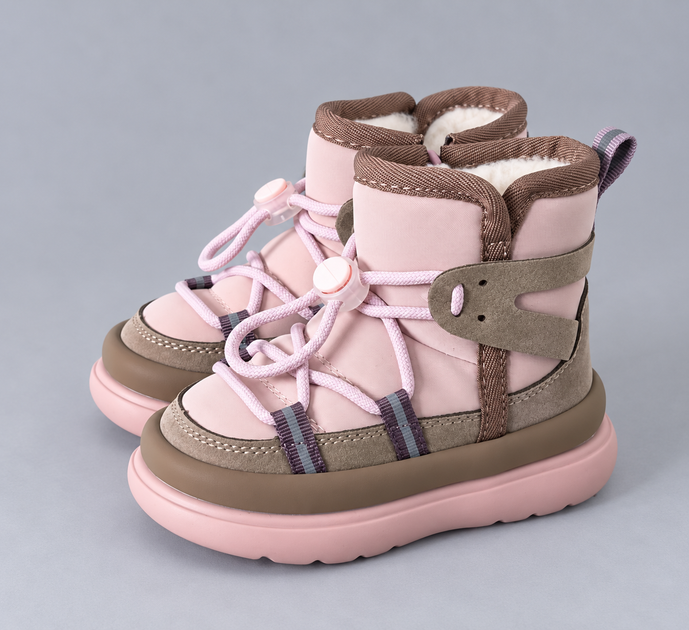 Уггі-луноходи для дівчаток Bessky Рожевий 26 (16,8 см) Код: BM5431 pink - Фото 5 Уггі-луноходи для дівчаток Bessky Рожевий 26 (16,8 см) Код: BM5431 pink - зображення 5