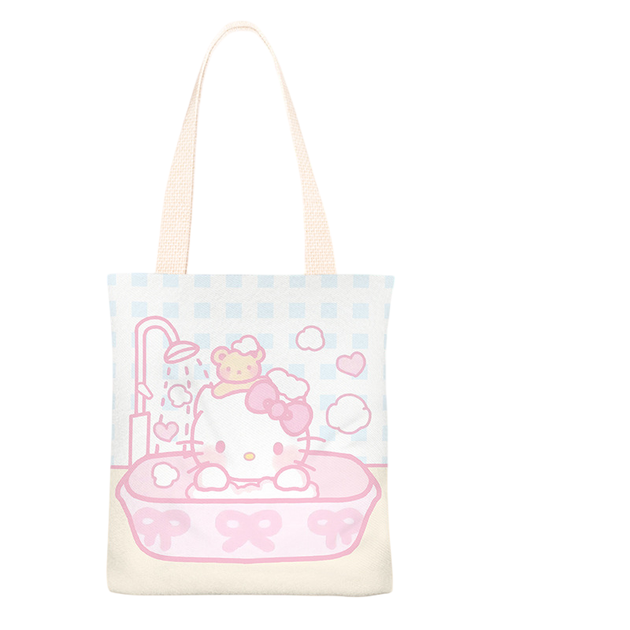 Шопер еко-сумка Hello Kitty двосторонній 38x35 см(MS_9225466B7AFE) - Фото 1 Шопер еко-сумка Hello Kitty двосторонній 38x35 см(MS_9225466B7AFE) - зображення 1