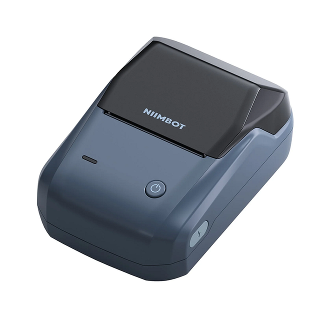 Термопринтер для друку наклейок NIIMBOT B1 DARK BLUE - зображення 3