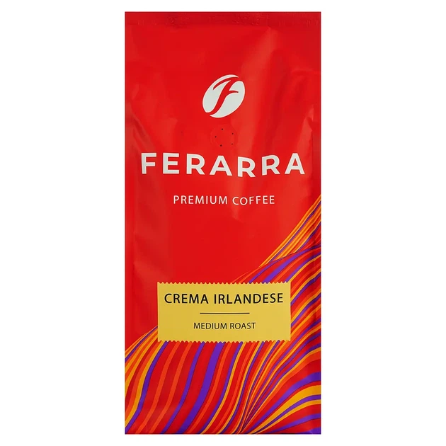 Кава Зернова Ferarra CREMA IRLANDESE 1кг - Фото 1 Кава Зернова Ferarra CREMA IRLANDESE 1кг - изображение 1