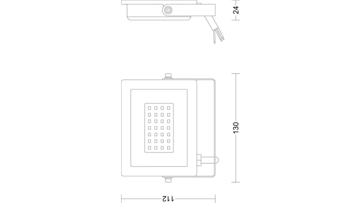Прожектор Philips Lois flood 20Вт 5000К 1800Lm IP65 929004641701 - зображення 4