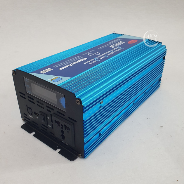 Перетворювач напруги інвертор Wimpex 3000W 12В–220В з функцією заряджання АКБ, дисплеєм та USB від АКБ 12В, з чистою синусоїдою, номінальна потужність 3000Вт, WX-3100 - зображення 14