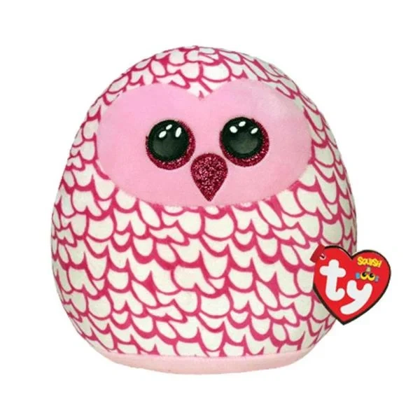 Мягконабивная игрушка TY Squish-A-Boos Розовая сова Pinky 20 см 39300 - Фото 2 Мягконабивная игрушка TY Squish-A-Boos Розовая сова Pinky 20 см 39300 - изображение 2