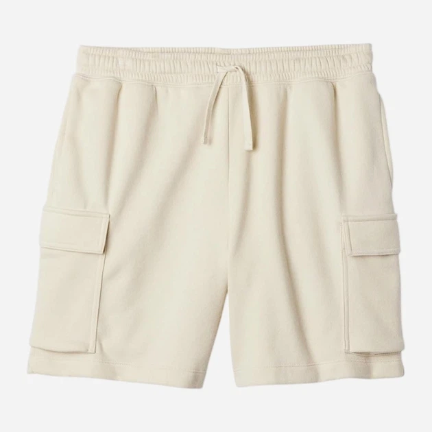 Шорты на флисе хлопковые короткие мужские Gap 373028045 L Молочные (1163066026) - изображение 6