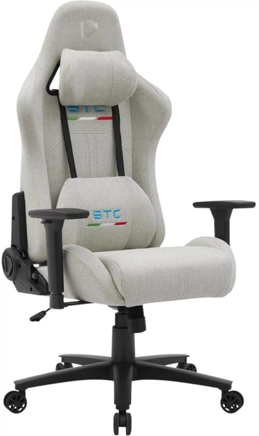 Fotel gamingowy Onex STC Snug L Series Short Pile Linen Ivory (ONEX-STC-S-L-IV) - obraz 2