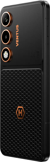 Smartfon Hammer Ventus 5G 8/256GB Black-Orange (TEL001116) - obraz 6