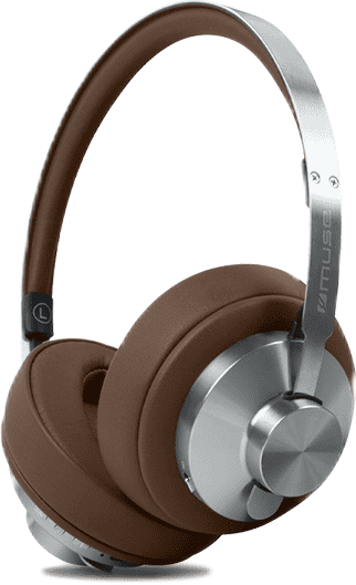 Słuchawki Muse M-298 SBR ANC Brown/Silver (3700460209957) - obraz 2