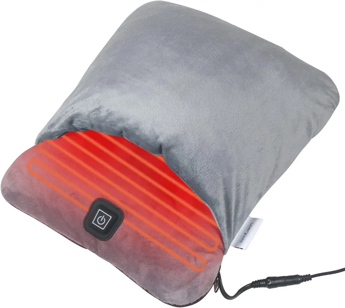 Электрическая грелка для ног Lomitech 12 В, 3 режима нагрева, таймер 45 минут, защита от перегрева, мягкая плюшевая подушка - Фото 1 Электрическая грелка для ног Lomitech 12 В, 3 режима нагрева, таймер 45 минут, защита от перегрева, мягкая плюшевая подушка - изображение 1