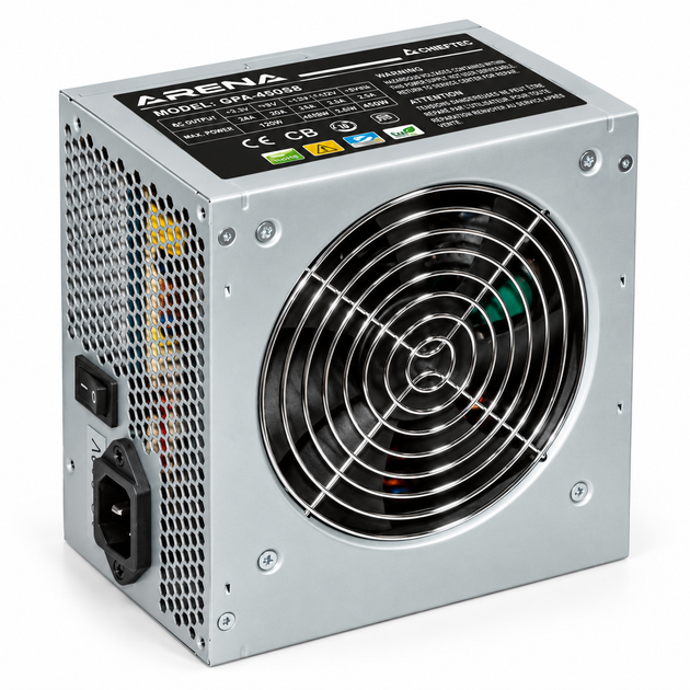 Блок живлення Chieftec i-ARENA 450W з активним PFC та вентилятором 120 мм для комп'ютера (GPA-450S8) - зображення 3