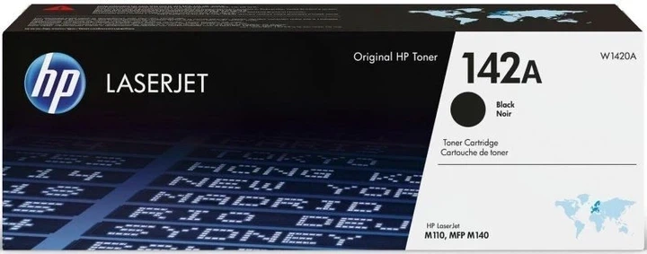 Картридж HP 142A Black W1420A для принтера HP LaserJet M110 M140, ресурс 950 страниц - Фото 1 Картридж HP 142A Black W1420A для принтера HP LaserJet M110 M140, ресурс 950 страниц - изображение 1