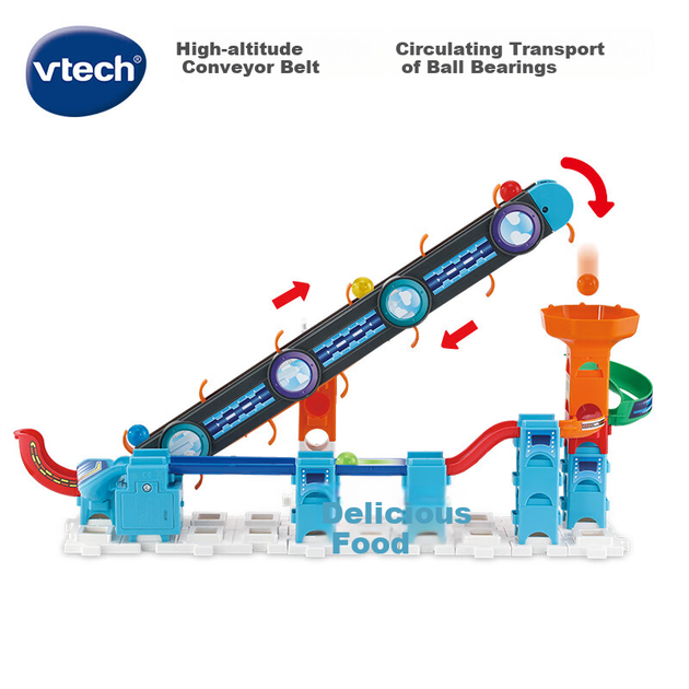 VTech Building Block Track, іграшка-рейка з великими частинками STEAM Electric Track, для хлопчиків та дівчаток віком від 4 років, подарунок на день народження - изображение 8