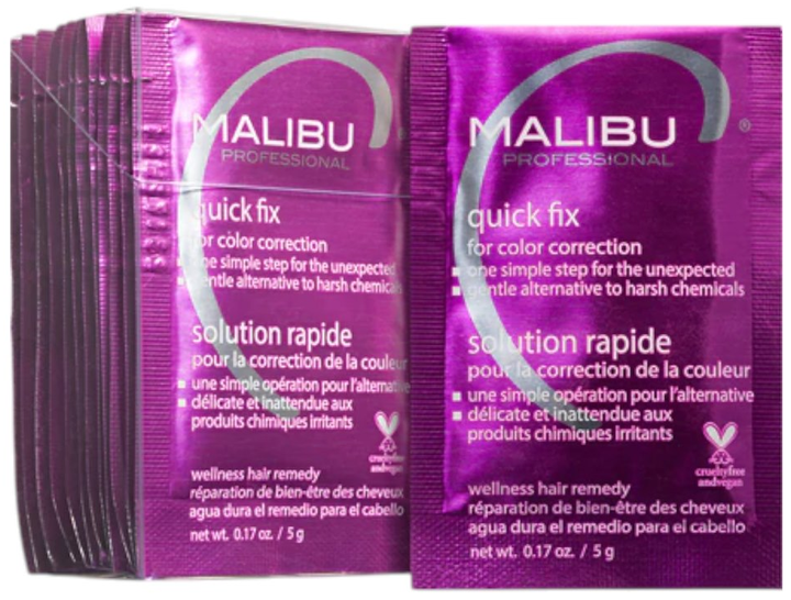 Хелатуючі кристали Malibu C Quick Fix для корекції кольору волосся 12 × 5 г (757088159655) - Фото 1 Хелатуючі кристали Malibu C Quick Fix для корекції кольору волосся 12 × 5 г (757088159655) - зображення 1