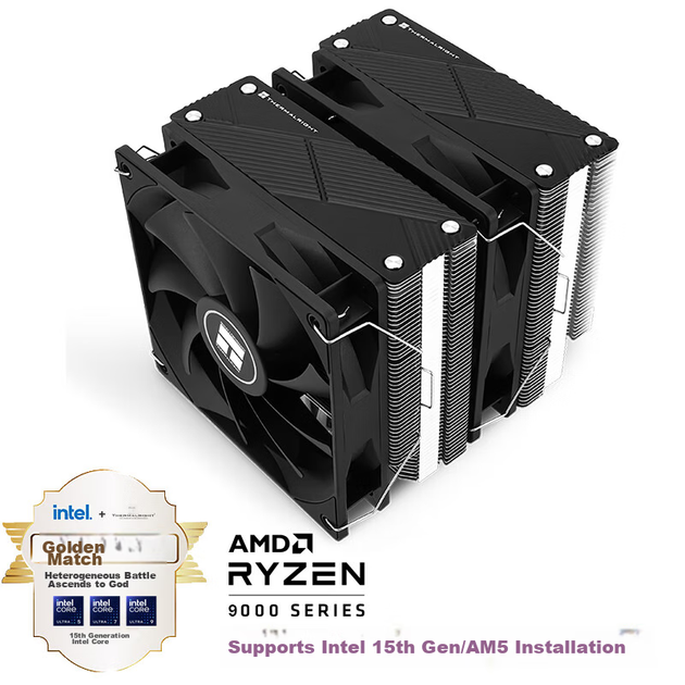 Thermalright Phantom Spirit 120, антигравітаційні теплові трубки AGHP GEN4, радіатор повітряного охолодження, подвійна вежа з 7 тепловими трубками, анодована матова верхня кришка, PS120 - Фото 4 Thermalright Phantom Spirit 120, антигравітаційні теплові трубки AGHP GEN4, радіатор повітряного охолодження, подвійна вежа з 7 тепловими трубками, анодована матова верхня кришка, PS120 - зображення 4