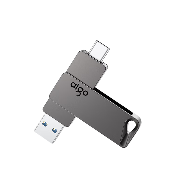 Aigo 64GB High Capacity 150MB/s USB 3.2 Type-C Dual Interface Mobile Phone USB Drive A23 Business Office Study Universal Flash Drive - изображение 4