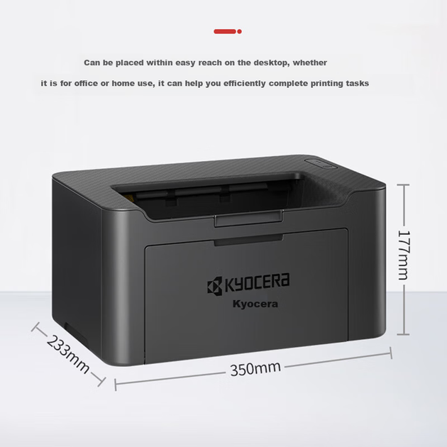 Чорно-білий лазерний принтер KYOCERA PA2000 формату A4, компактний друкарський апарат для домашнього офісу/комерційного друку - Фото 5 Чорно-білий лазерний принтер KYOCERA PA2000 формату A4, компактний друкарський апарат для домашнього офісу/комерційного друку - зображення 5