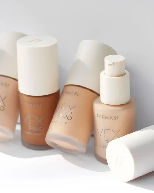 Тональная основа VFX PRO Camera Ready Foundation 03 Medium Ivory Farmasi, 30 мл - изображение 2