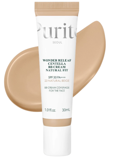 Krem BB Purito Wonder Releaf Centella Natural Fit 23 Natural Beige 30 ml (8809563104475) - Zdjęcie 1 Krem BB Purito Wonder Releaf Centella Natural Fit 23 Natural Beige 30 ml (8809563104475) - obraz 1