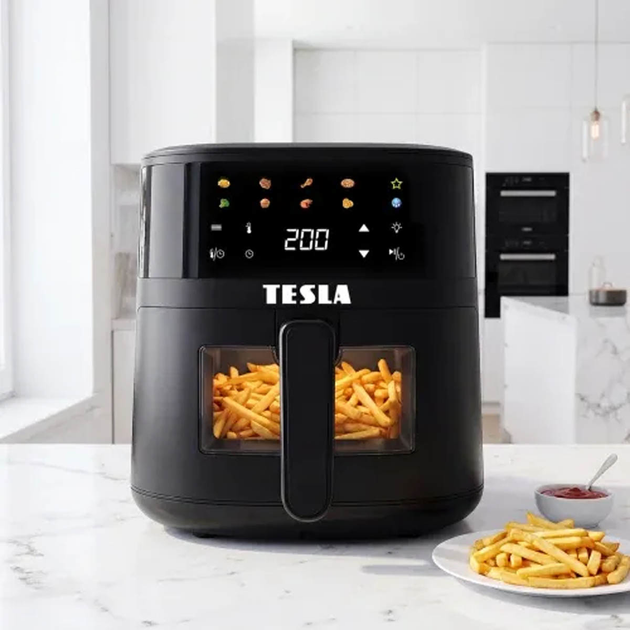 Frytkownica beztłuszczowa Tesla AirCook Q45 Pro (AIRCKQ45PROBLK) - obraz 6
