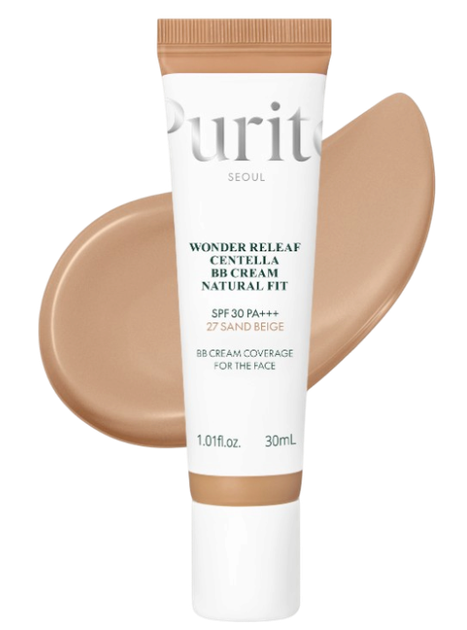 Krem BB Purito Wonder Releaf Centella Natural Fit 27 Sand Beige 30 ml (8809563104468) - Zdjęcie 1 Krem BB Purito Wonder Releaf Centella Natural Fit 27 Sand Beige 30 ml (8809563104468) - obraz 1